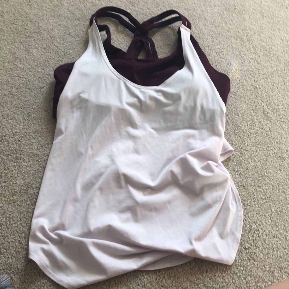 Fabletics built in tank top with sports bra